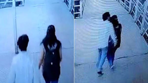 man kissing women and ran away in matunga railway bridge man kissing women and ran away in matunga railway bridge