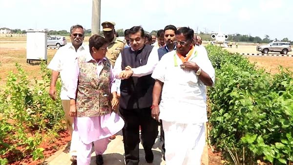 Minister of Road Transport and Highways Nitin Gadkari Puducherry visit Minister of Road Transport and Highways Nitin Gadkari Puducherry visit