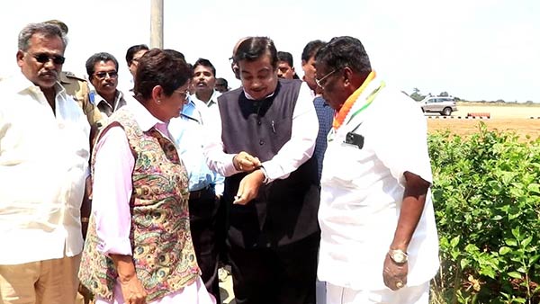 Minister of Road Transport and Highways Nitin Gadkari Puducherry visit Minister of Road Transport and Highways Nitin Gadkari Puducherry visit
