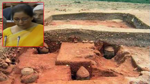 Budget 2020:5 Archeological sites to be developed Including Adichanallur says Finance Minister Nirmala Budget 2020:5 Archeological sites to be developed Including Adichanallur says Finance Minister Nirmala