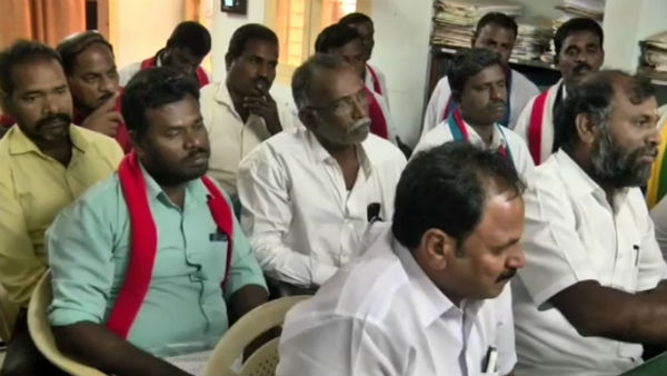 NLC contract labours union meeting with assistant labour commissioner NLC contract labours union meeting with assistant labour commissioner