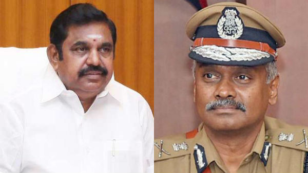 Chennai police commissioner Viswanathan meets CM Edappadi Palanisamy Chennai police commissioner Viswanathan meets CM Edappadi Palanisamy