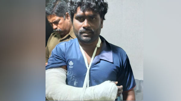 மாவு கட்டுடன் கைது
