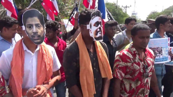 Protest against citizenship act in Puducherry Protest against citizenship act in Puducherry