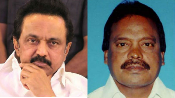 MK Stalin condoles Gudiyatham DMK MLA Kathavarayan MK Stalin condoles Gudiyatham DMK MLA Kathavarayan