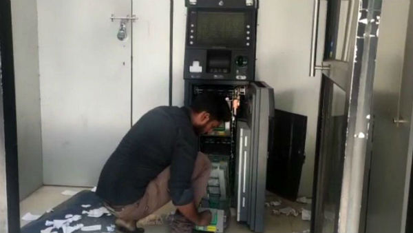 The ATM machine opened in Puducherry has caused a stir The ATM machine opened in Puducherry has caused a stir