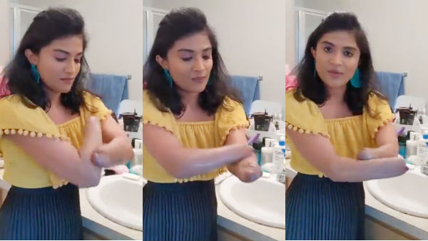 coronavirus: malvika iyer washes hands awareness video coronavirus: malvika iyer washes hands awareness video