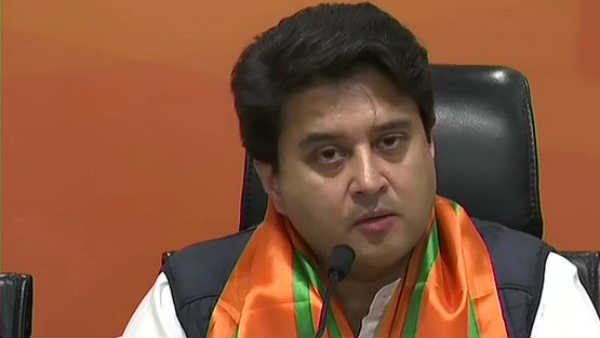 Scindia is announced as candidate of Rajyasabha from Madhya Pradesh Scindia is announced as candidate of Rajyasabha from Madhya Pradesh
