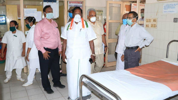 Puducherry State Chief Minister Narayanasamy Announced Corona relief fund for common publics Puducherry State Chief Minister Narayanasamy Announced Corona relief fund for common publics
