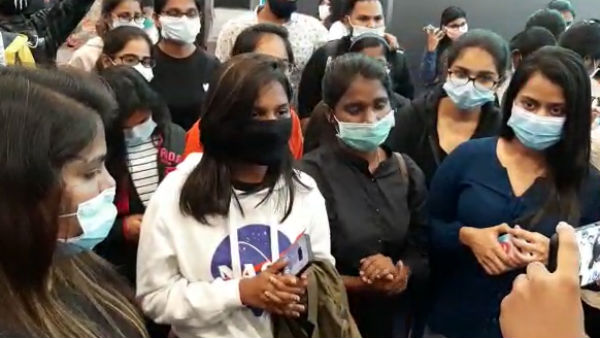 170 Students who stranded in Malaysia return to India 170 Students who stranded in Malaysia return to India