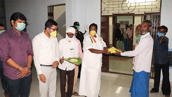 Puducherry CM orders not to collect house rent from Other State workers Puducherry CM orders not to collect house rent from Other State workers
