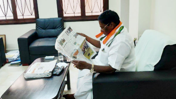 Puducherry State Chief Minister is following a self curfew Puducherry State Chief Minister is following a self curfew