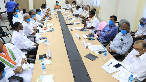Puducherry state chief Minister V.Narayanasamy Press conference regarding Coronavirus Puducherry state chief Minister V.Narayanasamy Press conference regarding Coronavirus