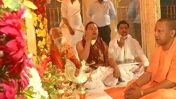Ram Idol shifted out of makeshift temple in Ayodhya Ram Idol shifted out of makeshift temple in Ayodhya