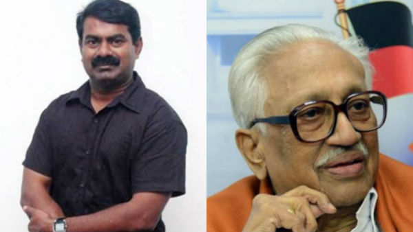 DMK k anbazhagan passes away: Seeman Condolence to Anbazhagan died DMK k anbazhagan passes away: Seeman Condolence to Anbazhagan died