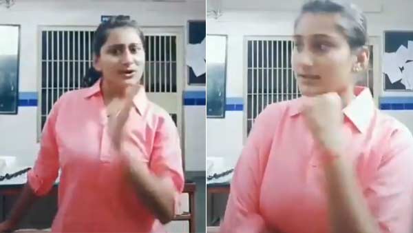 Suspended police constable and viral tik tok star Alpita chaudhary get more cinema chances Suspended police constable and viral tik tok star Alpita chaudhary get more cinema chances
