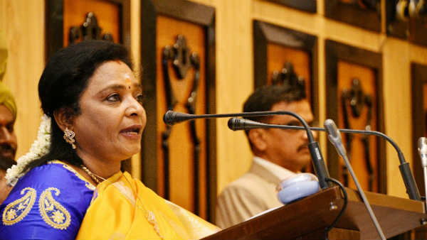 Thirukkural in Telangana assembly : governor tamilisai soundrarajan read in budget session Thirukkural in Telangana assembly : governor tamilisai soundrarajan read in budget session