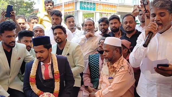 caa: a muslim couple married in anti-caa protest in chennai caa: a muslim couple married in anti-caa protest in chennai