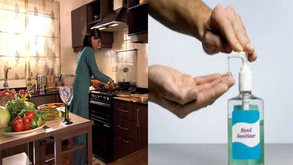 Why it is not a good idea to enter your kitchen after applying hand sanitiser Why it is not a good idea to enter your kitchen after applying hand sanitiser