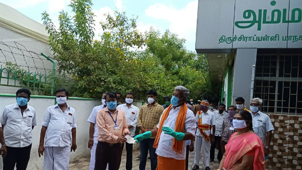 Rs 1.50 lakh of minister vellamandi natarajan financial aid to amma unavagam Rs 1.50 lakh of minister vellamandi natarajan financial aid to amma unavagam