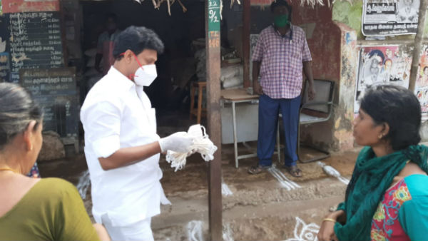 anbil mahesh mla doing corona relief aid without publicity anbil mahesh mla doing corona relief aid without publicity