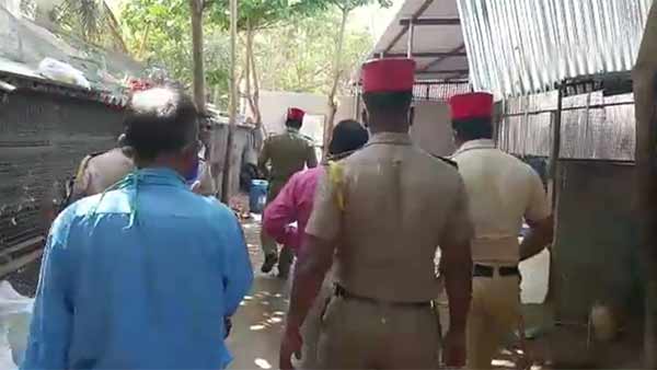 Authorities sealed illegal liquor factory in Puducherry Authorities sealed illegal liquor factory in Puducherry