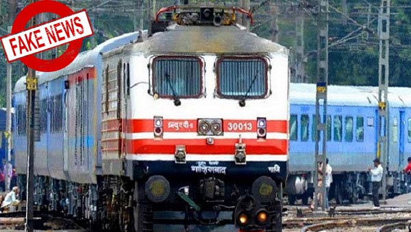 Fake News : all passenger Train services will not resume immediately Fake News : all passenger Train services will not resume immediately