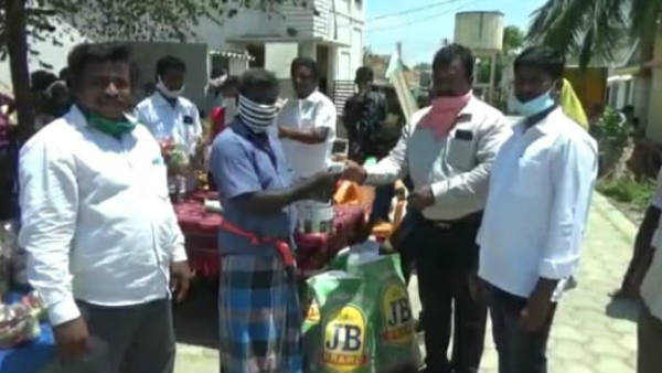 Motivational story: Salem Western District bjp helps people with rice and vegetables Motivational story: Salem Western District bjp helps people with rice and vegetables