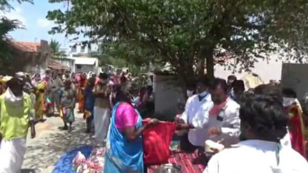 Motivational story: Salem Western District bjp helps people with rice and vegetables Motivational story: Salem Western District bjp helps people with rice and vegetables