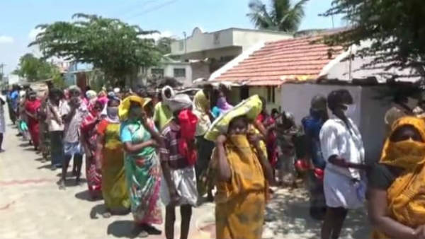 Motivational story: Salem Western District bjp helps people with rice and vegetables Motivational story: Salem Western District bjp helps people with rice and vegetables