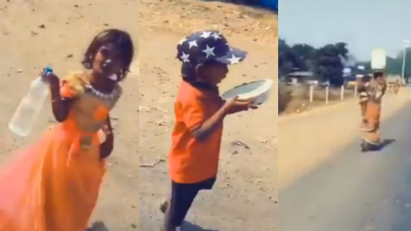 Corona Lockdown: With hungry that girl child asked two box for her family Corona Lockdown: With hungry that girl child asked two box for her family