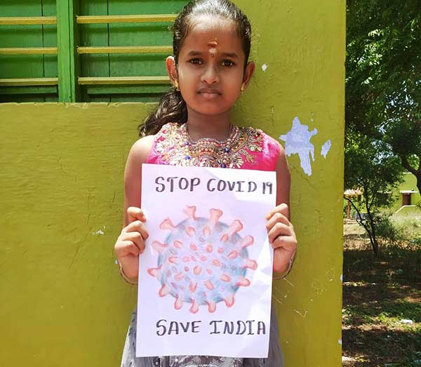 Kids awareness program on coronavirus in Tenkasi district Kids awareness program on coronavirus in Tenkasi district