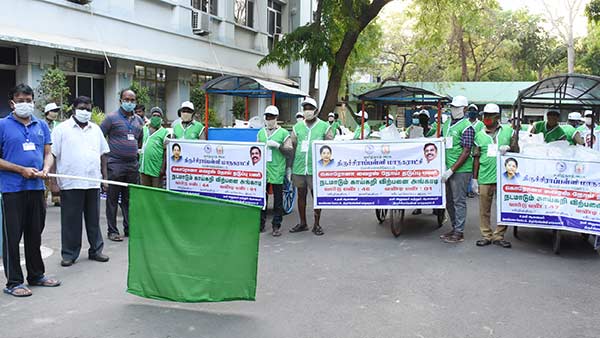 18 doctors of Medical team was set up in Trichy for taking Corona precautionary measures 18 doctors of Medical team was set up in Trichy for taking Corona precautionary measures