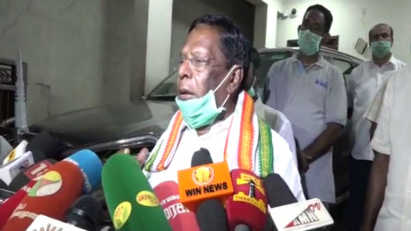 Chief minister Narayanasamy press conference Regarding Coronavirus Chief minister Narayanasamy press conference Regarding Coronavirus