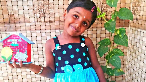 நித்தியா ராஜாவின் மகள்