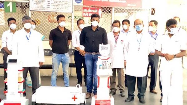 Robots to be used in Stanley hospital, says Vijayabaskar Robots to be used in Stanley hospital, says Vijayabaskar