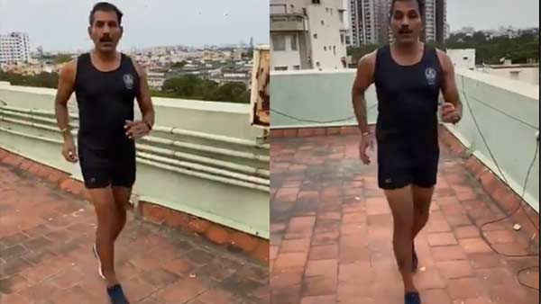 sylendra babu ips released Fitness video: Terrace is the treadmill now. We can get a lot of vitamin- D sylendra babu ips released Fitness video: Terrace is the treadmill now. We can get a lot of vitamin- D