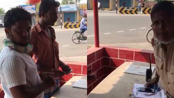 lockdown: tiruppur woman si threaten public in police station goes viral lockdown: tiruppur woman si threaten public in police station goes viral