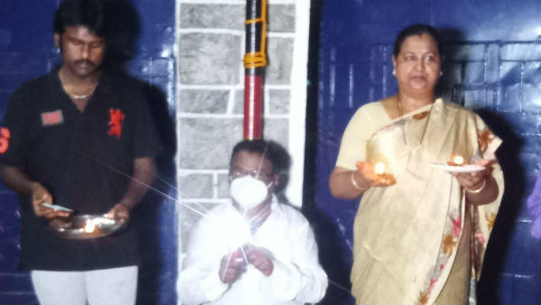 India Fights Coronavirus: vijayakath , h raja, gayahthri raguram Lighting the lamp India Fights Coronavirus: vijayakath , h raja, gayahthri raguram Lighting the lamp