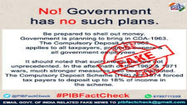 Fake: It is not compulsory for you to deposit 18 per cent of your income in Compulsory Deposit Scheme Fake: It is not compulsory for you to deposit 18 per cent of your income in Compulsory Deposit Scheme