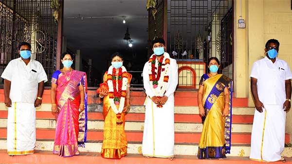 Yercaud ADMK MLAs daughters marriage conducted today Yercaud ADMK MLAs daughters marriage conducted today