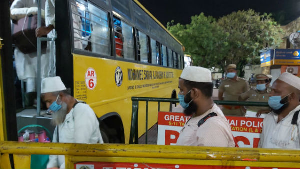 558 members of the Tablighi Jamaat in Tamilnadu arrived in Trichy on a special train. 558 members of the Tablighi Jamaat in Tamilnadu arrived in Trichy on a special train.