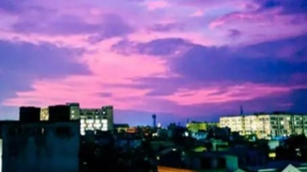 After Cyclone Amphan Passes, Bhubaneswar Sky Turned Pink And Purple After Cyclone Amphan Passes, Bhubaneswar Sky Turned Pink And Purple