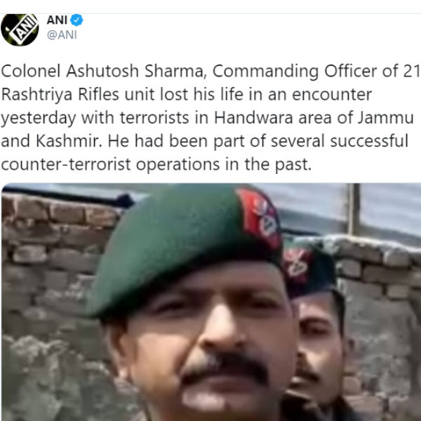 Colonel, Major among five security personnel died in encounter with terrorists in Kashmir Colonel, Major among five security personnel died in encounter with terrorists in Kashmir