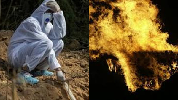 covid19: with no hearse helper sons in ppe suits cremate his father who died of coronavirus covid19: with no hearse helper sons in ppe suits cremate his father who died of coronavirus