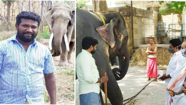 saravanan mla gave fund to thiruparakundram elephant servant kalidoss family saravanan mla gave fund to thiruparakundram elephant servant kalidoss family