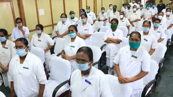 International Nurses Day was observed in Government hospitals in Puducherry today International Nurses Day was observed in Government hospitals in Puducherry today