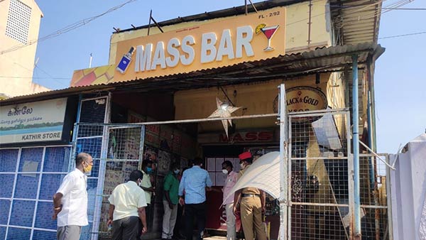 Liquor shops opened today in Puducherry Liquor shops opened today in Puducherry