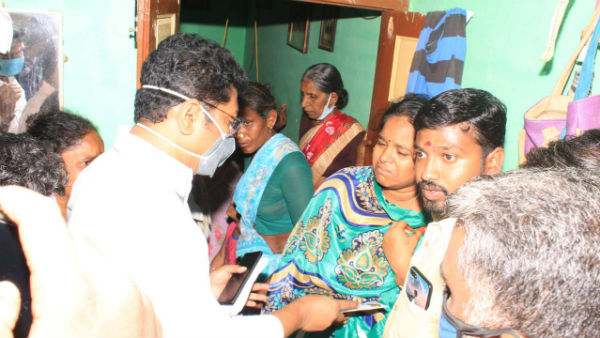 saravanan mla gave fund to thiruparakundram elephant servant kalidoss family saravanan mla gave fund to thiruparakundram elephant servant kalidoss family