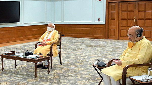 PM Modi meeting with Amit shah about Lockdown extend PM Modi meeting with Amit shah about Lockdown extend
